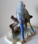 Couple d'oiseaux porcelaine