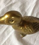 canard en laiton vintage