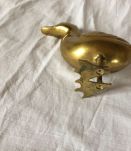 canard en laiton vintage