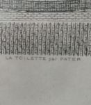 Gravure '' La toilette par PATER 