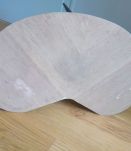 Table basse haricot pieds compas fuselés