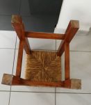 Tabouret en paille 