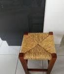 Tabouret en paille 