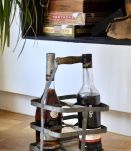 Porte bouteilles en verre