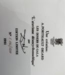 Vend 3 assiettes de collection Salvador Dali signe 