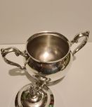 Sucrier métal argenté Style Rocaille