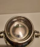 Sucrier métal argenté Style Rocaille