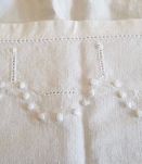 Authentique chemise de nuit début 1900 coton blanc 38/40