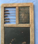 Ardoise d'écolier  avec boulier