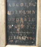 Ardoise d'écolier  avec boulier