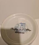 Vase porcelaine de l'Abbaye décor fleurs