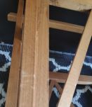 porte-revues en bois des années 50