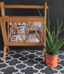 porte-revues en bois des années 50