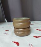 Lot 2 pots à beurre 