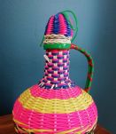 Petite dame jeanne en scoubidou années 60