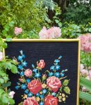 Tableau canevas bouquet de fleurs, vintage 