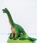 lampe dinosaure, veilleuse brachiosaure vert