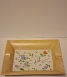 Vide Poche cendrier en Porcelaine de Limoges décor Floral