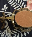 PORTE-Manteau fin Bronze  avec cadre 