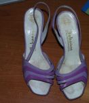 Vintage années 60 sandales violettes marque Jehanne