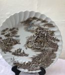 2 assiettes plates Happy England « Johnson Bros »