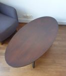Table basse ovale
