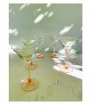 Tchin Tchin! Ensemble de 8 verres Martini Ice Pink 