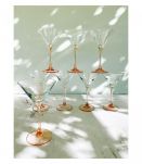 Tchin Tchin! Ensemble de 8 verres Martini Ice Pink 