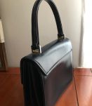 sac à main bleu nuit vintage