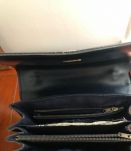 sac à main bleu nuit vintage