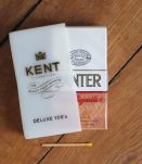 Etui pour cigarettes Kent, en plastique blanc 
