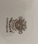 plat à gâteau années 50