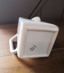 Pichet carré fleuri vintage