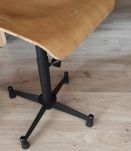 Chaise d'atelier industrielle