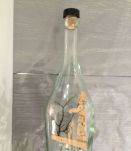 Bouteille avec personnage en liège 