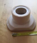 porte savon ancien en faïence épaisse vintage 