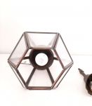 Luminaire Suspension année 70 métal filaire