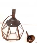 Luminaire Suspension année 70 métal filaire