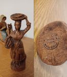 Lot de 2 santons, 1 manufacture SIC et 1 de Francis Lascour