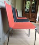 Lot de 4 chaises modèle Alma Roberto Barbieri B&amp;B Italia