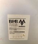 Lot de 4 chaises modèle Alma Roberto Barbieri B&amp;B Italia