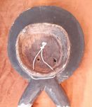 Petit masque africain Baoulé Lunaire ou Kplé Kplé, 