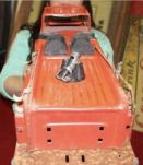 Large vintage Buddy L TEXACO FIRE CHIEF Voiture de pompiers 