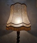 lampadaire a bois tourné  1940 a 50    tres beau 190cmx50cm 