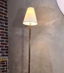 lampadaire fuseaux minimaliste 168x25 bronze et laiton  1950