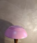 lampe alu art deco bauhaus 1940 rose   42x30 trace d usure n