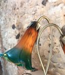 Lampe tulipe, style art nouveau