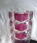 vase luminarc en cristal vintage 