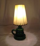 Lampe céramique émaillée années 50