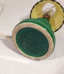 Lampe céramique émaillée années 50